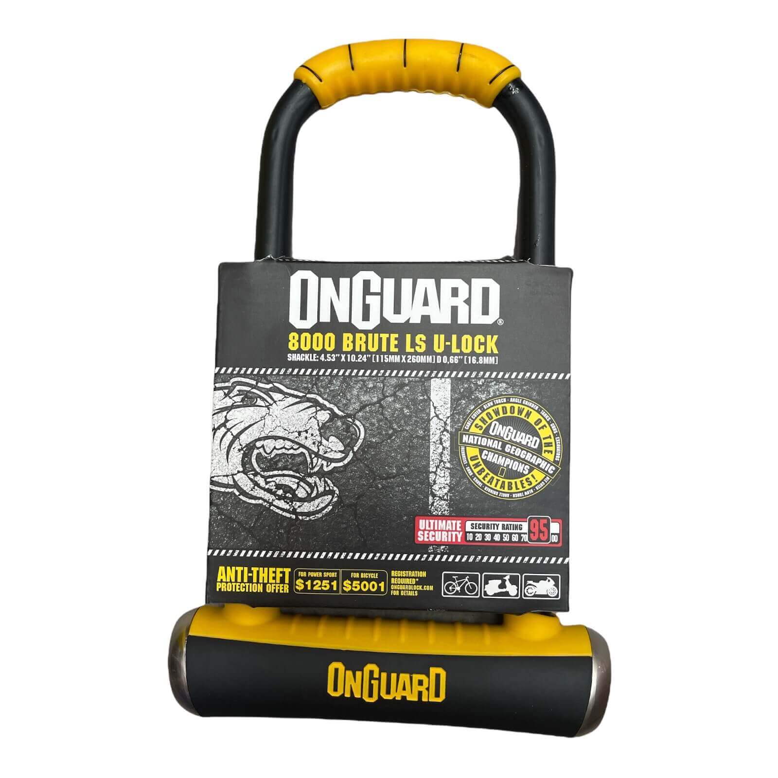 מנעול פרסה חזק במיוחד 115X230MM OnGuARD
