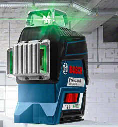 פלס לייזר צלב ירוק GLL 3-80 GC בוש