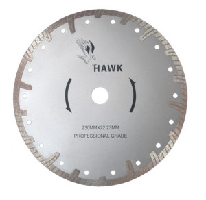 דיסק יהלום 9" טורבו קריש HAWK