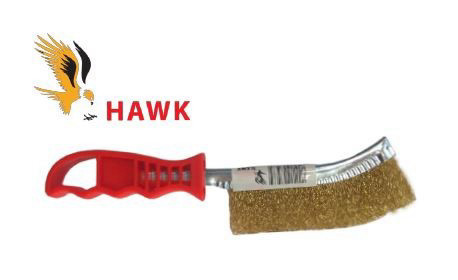 מברשת פלדה ידית פלסטיק HAWK