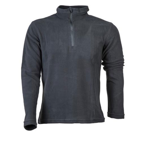 HALF ZIPPER L חולצת מיקרופליז לגבר אפור מידה