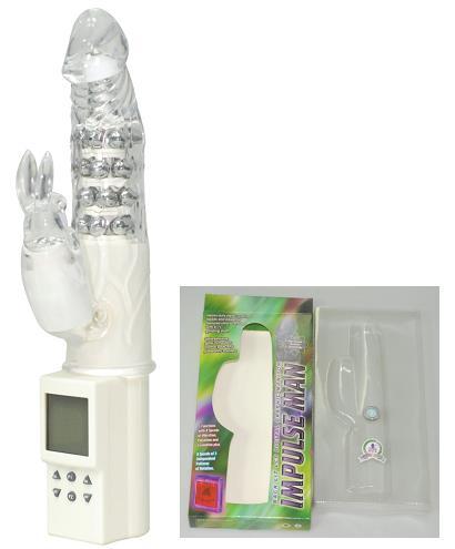 ויברטור איכותי Impulse Man , תוצרת טאיוואן - מסך LCD