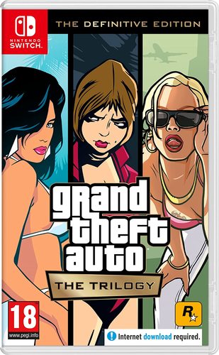 NINTENDO SWITCH GTA - GRAND THEFT AUTO: THE TRILOGY – THE DEFINITIVE EDITION (CODE)