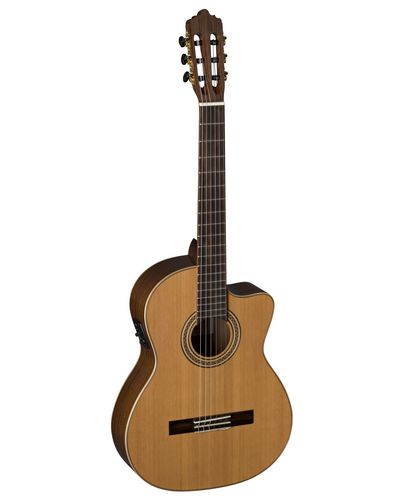 גיטרה קלאסית מוגברת LAMANCHA RUBI C-CE