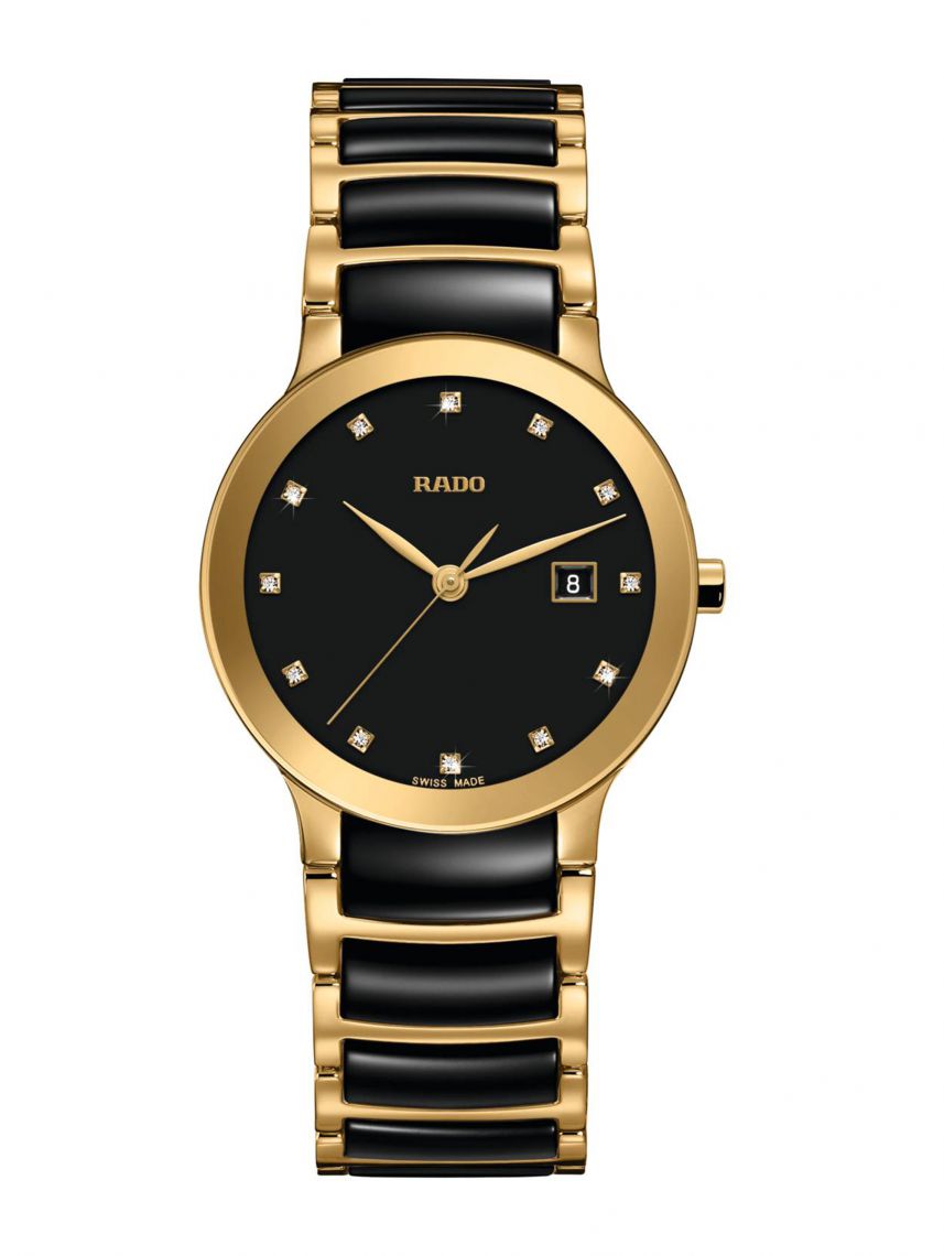 שעון RADO CENTRIX קרמי לאישה (28 ממ)