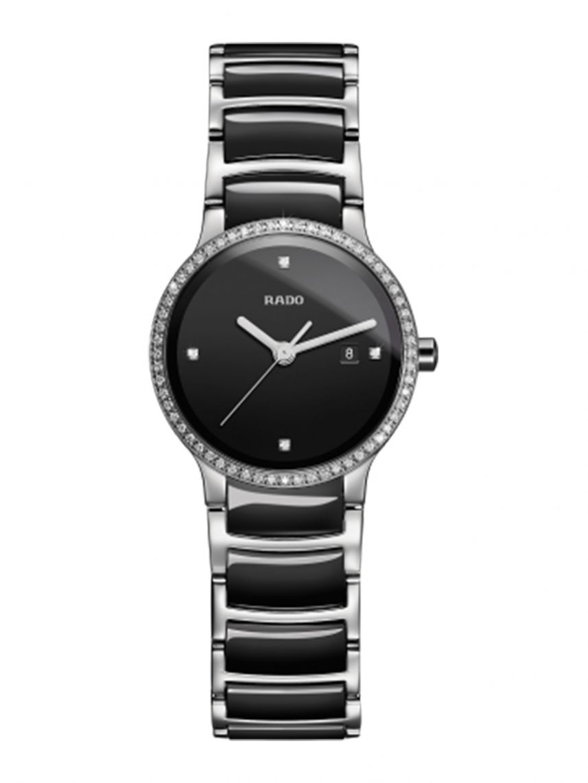 שעון RADO CENTRIX קוורץ יהלומים לאישה (28 ממ)