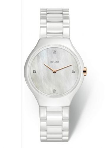 שעון RADO TRUE קוורץ קרמי לאישה (30 ממ)