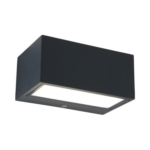 גוף תאורה צמוד קיר אפור כהה GEMINI-SMALL UPDOWN LUTEC  10.5W IP54 אור חם