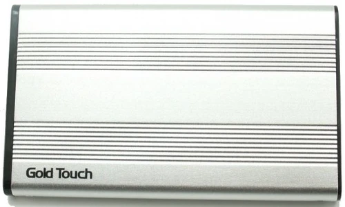 מארז נייד לכונן קשיח 2.5 אינטש איכותי מבית Gold Touch בחיבור USB2.0 עשוי מאלומיניום