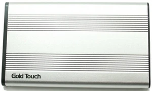 מארז נייד לכונן קשיח 2.5 אינטש איכותי מבית Gold Touch בחיבור USB2.0 עשוי מאלומיניום