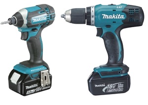 סט מברגות נטען DLX2141Q 18V מתוצרת Makita