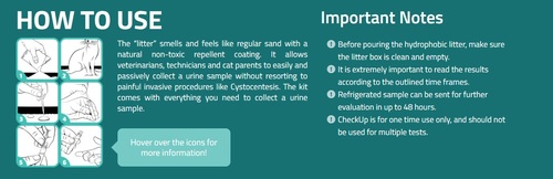 חול לבדיקת שתן קיט פור קט Kit4Cat