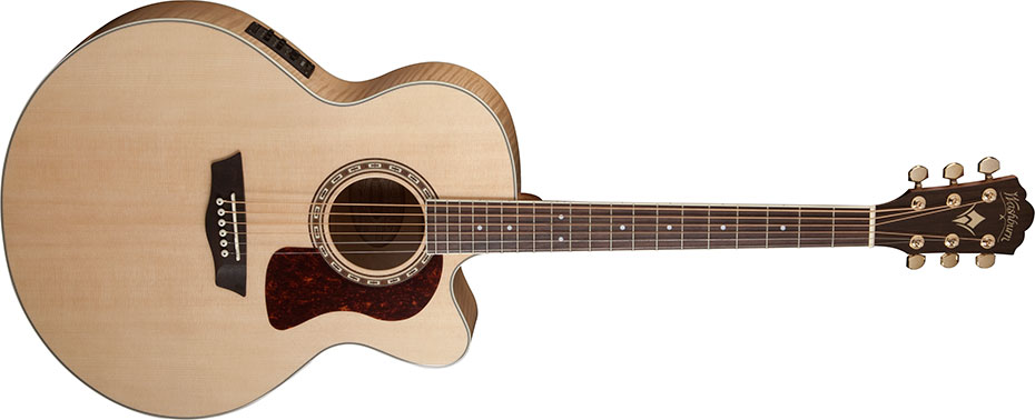 גיטרה אקוסטית מוגברת Washburn HJ40SCE Heritage Jumbo 