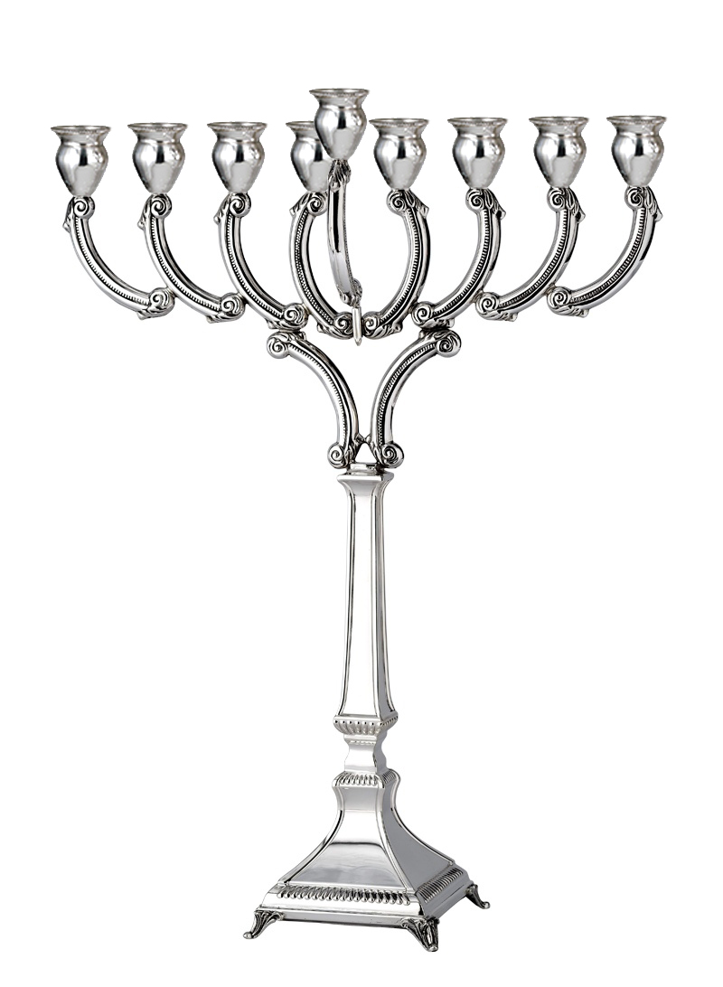 חנוכיית קשת ארוזית נר כד