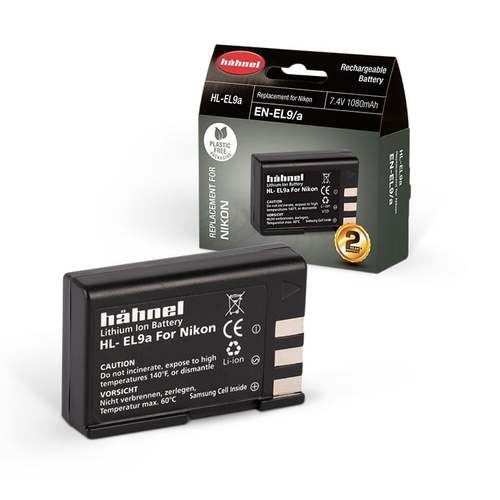 סוללה נטענת למצלמות ניקון Hahnel HL-EL9a