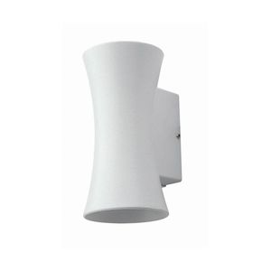 גוף תאורה צמוד קיר אור חם 12W VISTA U/D לבן סמיקום - Semicom