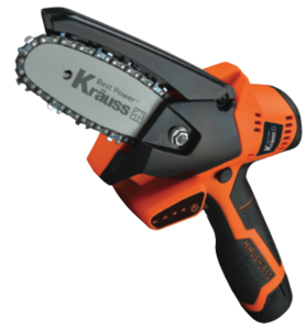 משור שרשרת 18V נטען לגיזום בעל מנוע BL עוצמתי KRAUSS