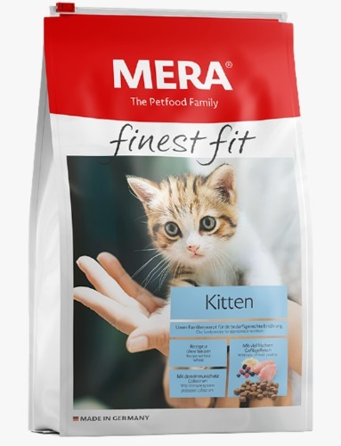 מזון לגורי חתולים מרה קט 4 ק״ג Mera cat kitten מזון לגורי חתולים מבית מרא Mera גרמניה.