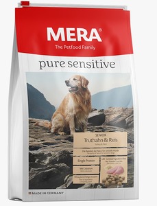 אוכל לכלבים מרה דוג סניור הודו ואורז 12.5 ק"ג - MERA DOG SENIOR PURE TURKEY 12.5 KG