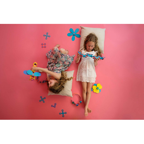 קליקסו Clixo ערכת 30 חלקים - ירוק כחול