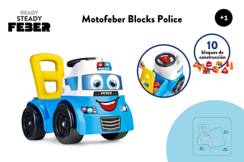 בימבה הליכונוע כולל התאם צורה FEBER צבע כחול