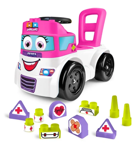 בימבה הליכונוע כולל התאם צורה FEBER צבע ורוד