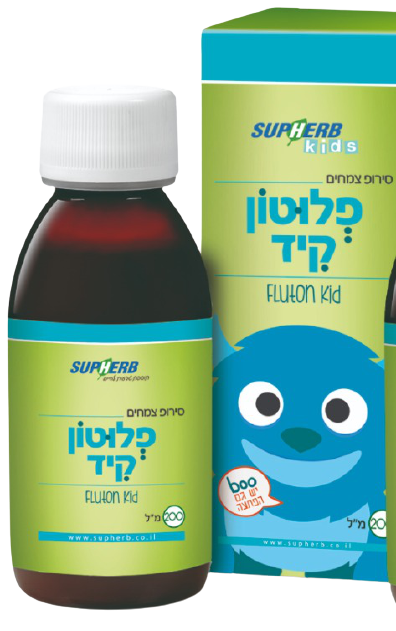 SUPHERB | פלוטון קיד| סירופ המשלב תמציות צמחי | 200 מ"ל | סופהרב