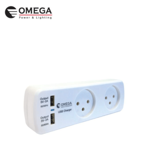 מטען USB + מפצל T 