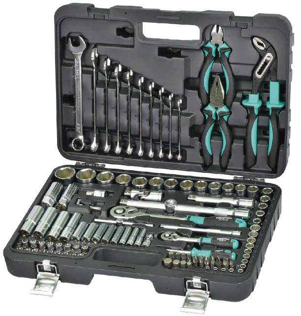 סט בוקסות 1/2" ו- 1/4" מעורב מ"מ הכולל 104 י"ח ווירלפאוור