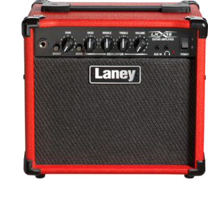  מגבר 15W לגיטרה חשמלית בצבע אדום Laney LX15