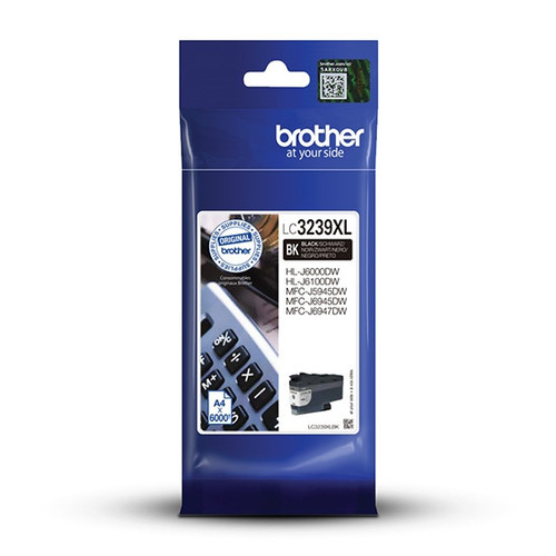 ראש דיו שחור מקורי Brother LC3239XLBK