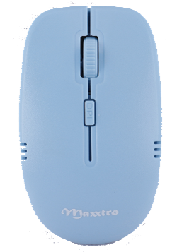 עכבר אופטי אלחוטי MXXTRO MSX-016 בצבע כחול