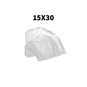 שקיות וואקום מחורצות במידה 15×30 ס”מ.