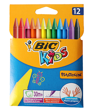 צבעי פסטל ביק 12 גוונים