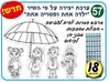 ערכת יצירה ילדה אחת ומטריה אחת