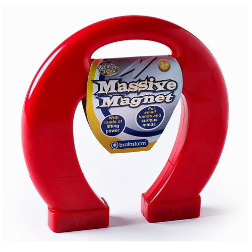 מגנט ענק בצורת פרסת סוס עם 2 קטבים 