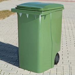 עגלת / פח  אשפה  360 ליטר 