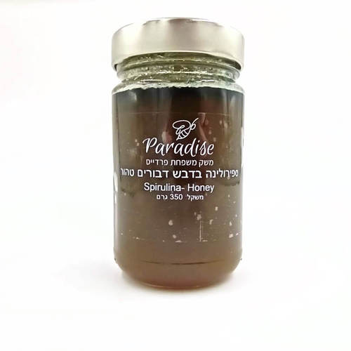 ספירולינה בדבש דבורים טהור 350 גר'