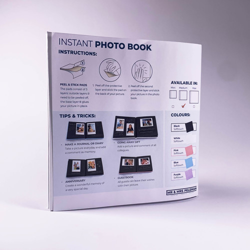 Instax Notebook אלבום 10 עמודים- כחול
