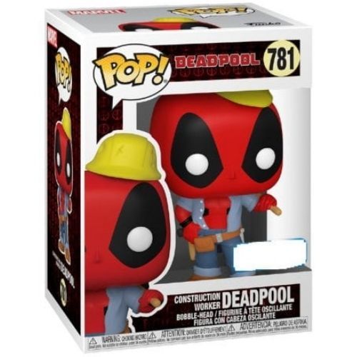 בובת פופ: Marvel: Deadpool 30th- Construction Worker Deadpool דדפול