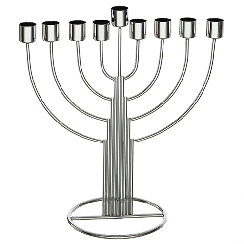 חנוכיה חוטים חבד 33 ס"מ