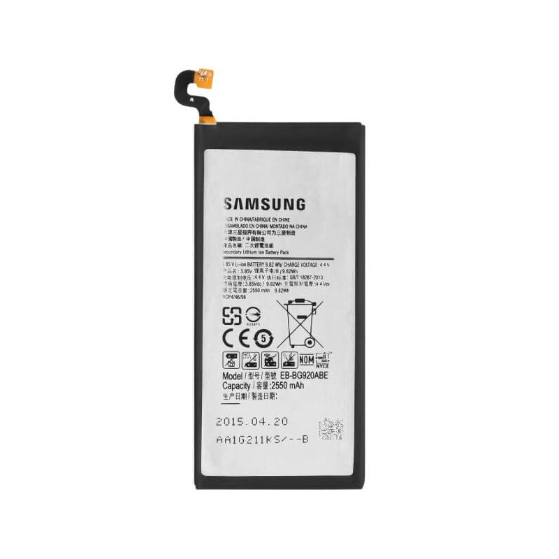 החלפת סוללה Samsung Galaxy S6 סמסונג