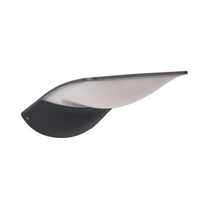 גוף תאורה צמוד קיר אפור כהה ZERTA LUTEC  30W IP44 אור חם