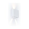 גוף תאורה צמוד קיר לבן GEMINI-BEAM UPDOWN LUTEC 10W IP54 אור חם