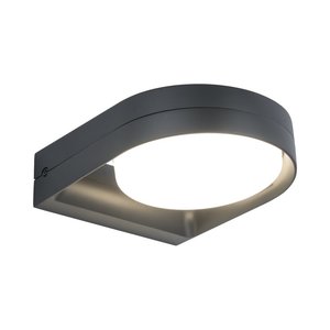 גוף תאורה צמוד קיר אפור כהה מתכוונן FELE LUTEC 14W IP54 אור חם