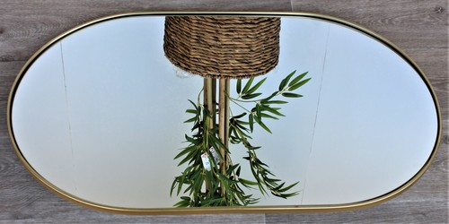 מראה מלבן מעוגל 50*100 ס