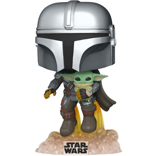 בובת פופ: The Mandalorian flying with the Child - המנדלוריאן והילד