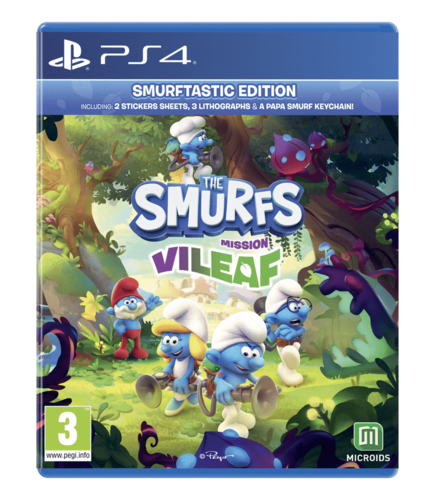 PS4 THE SMURFS MISSION VILEAF SMURFTASTIC EDITION