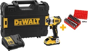 מברגת אימפקט ללא פחמים DCF809L1T כולל סוללה 3AH דיוולט