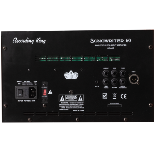 מגבר לגיטרה אקוסטית  Recording King Acoustic, 60w AR-60